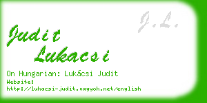 judit lukacsi business card